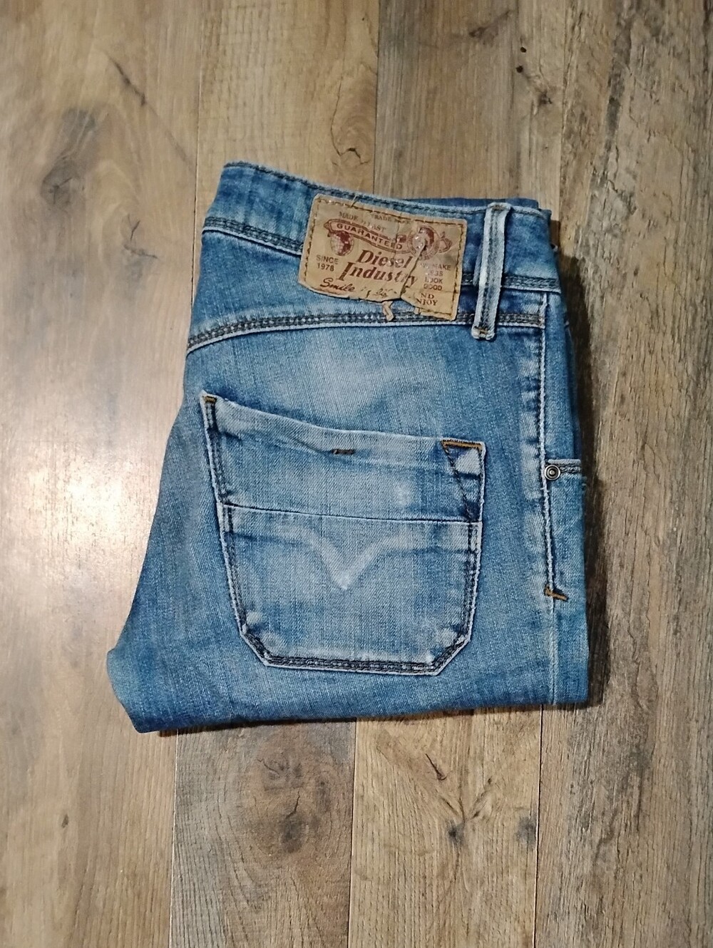 Diesel Nevy J Light Wash Slim Jeans Girls Size: 16